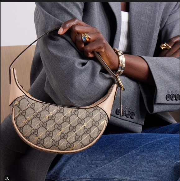 Authentic Gucci Ophidia Mini Bag with Horsebit Print - Picture 2 of 15